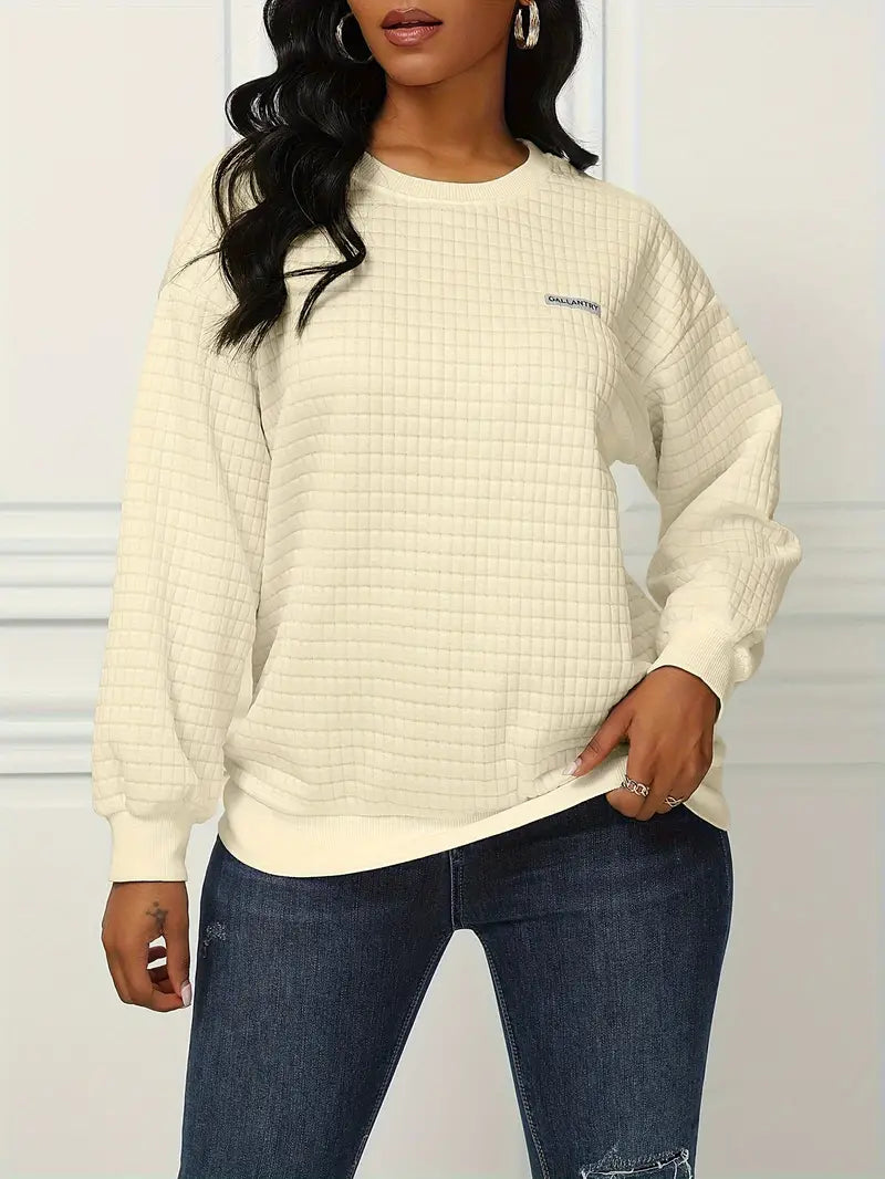 Galadriel - Pull gaufré élégant et confortable pour femmes
