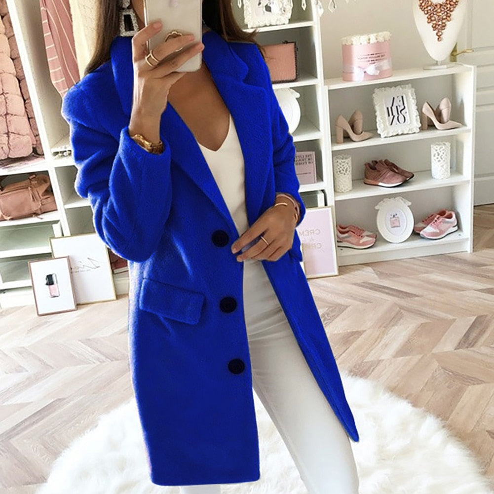 Manteau d'automne élégant et douillet pour un confort optimal