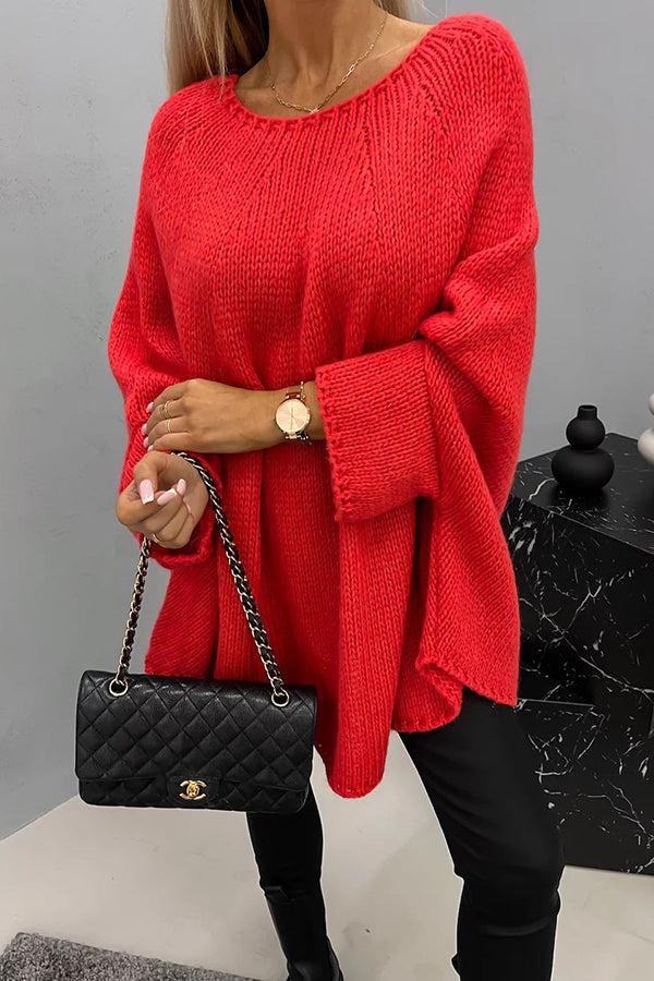 Froukje - Pull élégant pour femmes avec manches chauve-souris chic