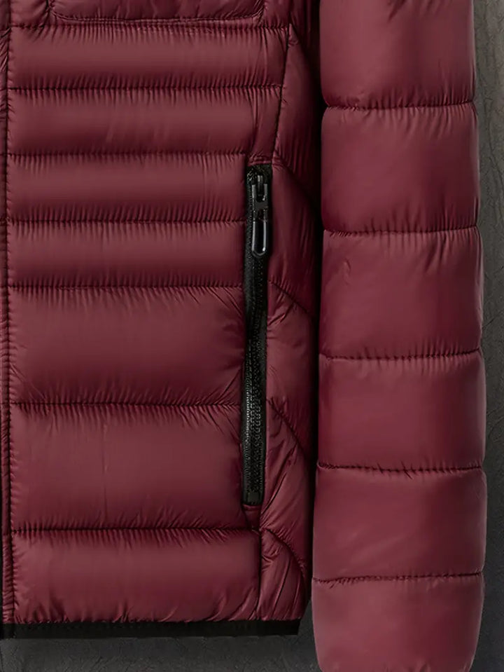 Veste matelassée élégante avec capuche pour hommes - Erik