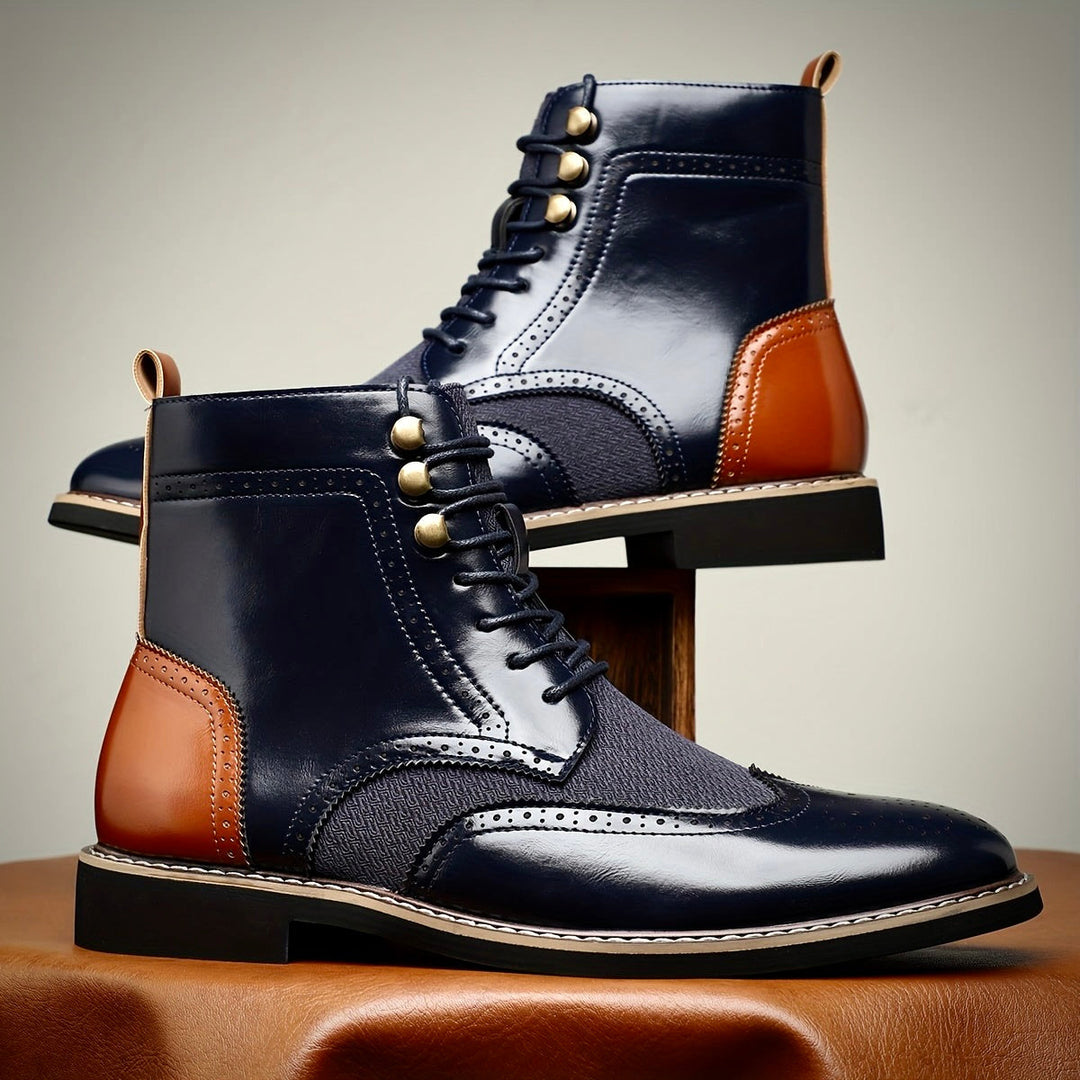 Bottes en cuir Oxford Hawk Premium pour un confort élégant