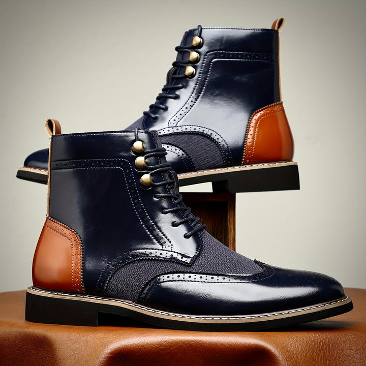 Bottes en cuir Oxford Hawk Premium pour un confort élégant