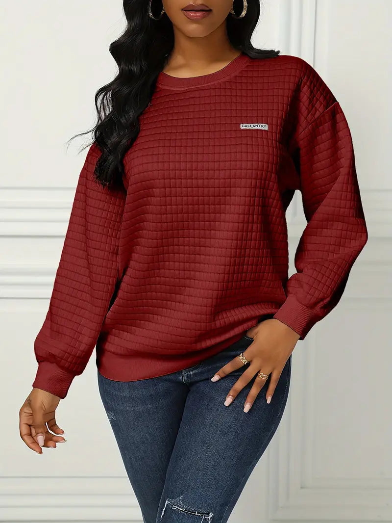 Galadriel - Pull gaufré élégant et confortable pour femmes