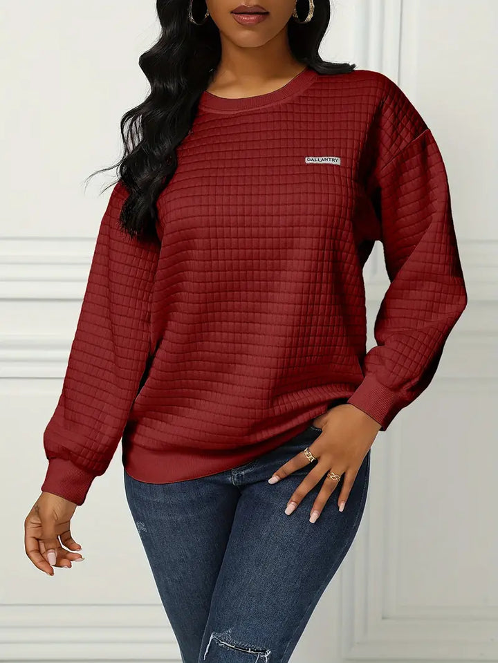 Galadriel - Pull gaufré élégant et confortable pour femmes