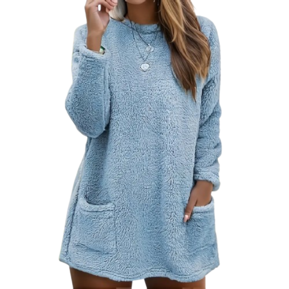 Janine | Pull long d'hiver pour femme | Merveilleusement chaud et confortable