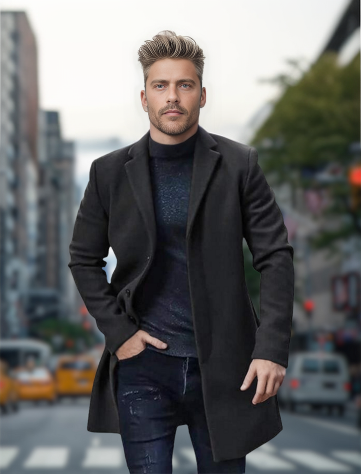 Veste longue élégante et confortable pour hommes