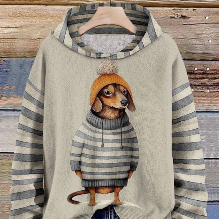 Leonora Women's Striped Hoodie : L'essentiel pour l'hiver !