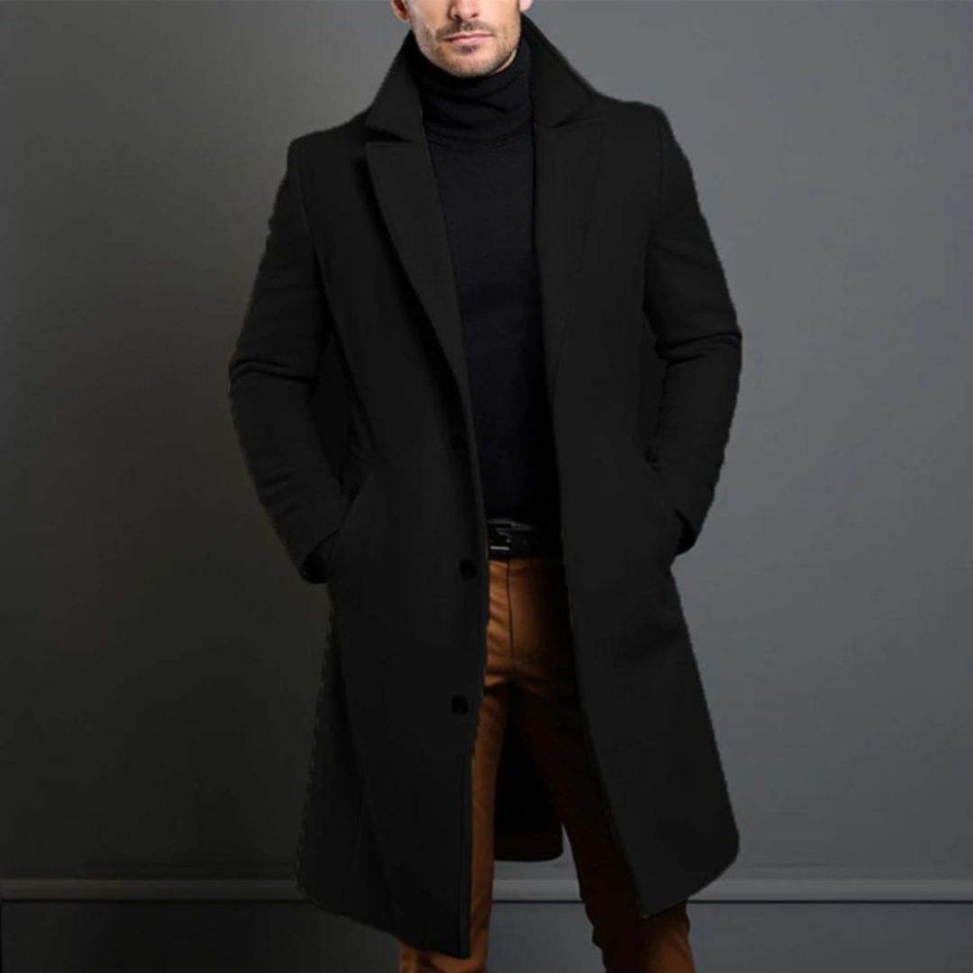 Trench-coat en laine Niels : élégance et chaleur intemporelles