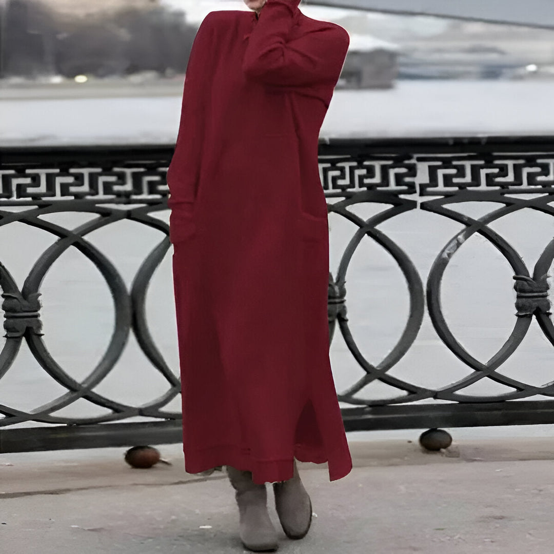 Chimene™ - Robe Longue d'Hiver Douce et Confortable