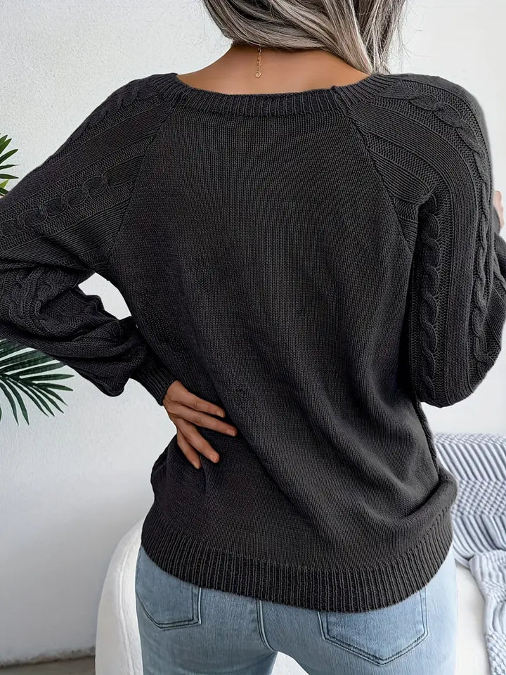 Leny - Pull tendance à col rond pour un confort optimal