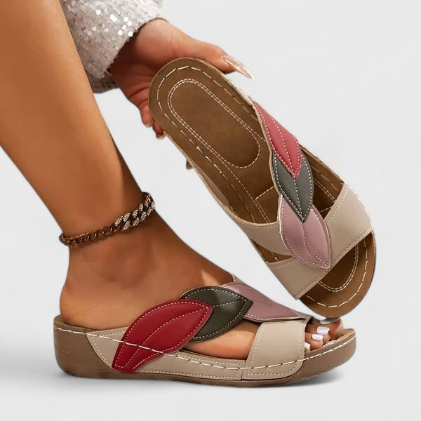 Sophie – Sandales à Enfiler Confort Orthopédique – Style Élégant et Pratique