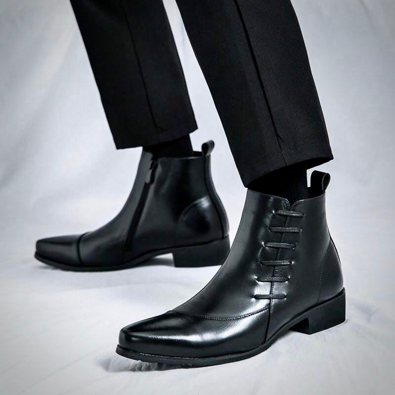 Élevez votre style avec les bottes habillées en cuir Easton