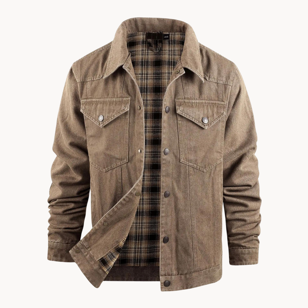 Atlas | Veste de chemise en flanelle douillette avec doublure
