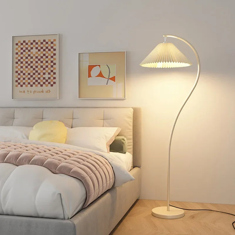Lampadaire LED en tissu - Design moderne