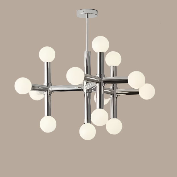 Lustre scandinave moderne en verre pour une atmosphère élégante