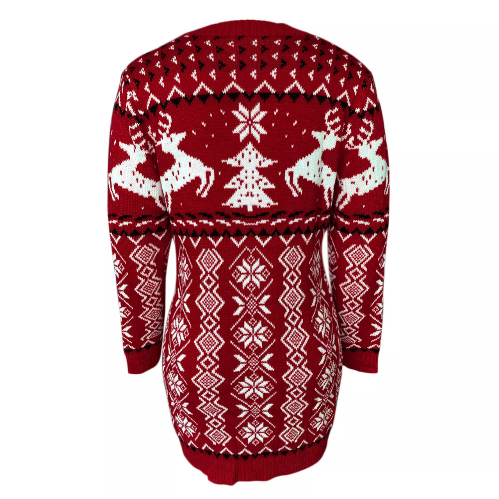 Lydia | Robe de Noël féminine en tricot | Lovely Warm