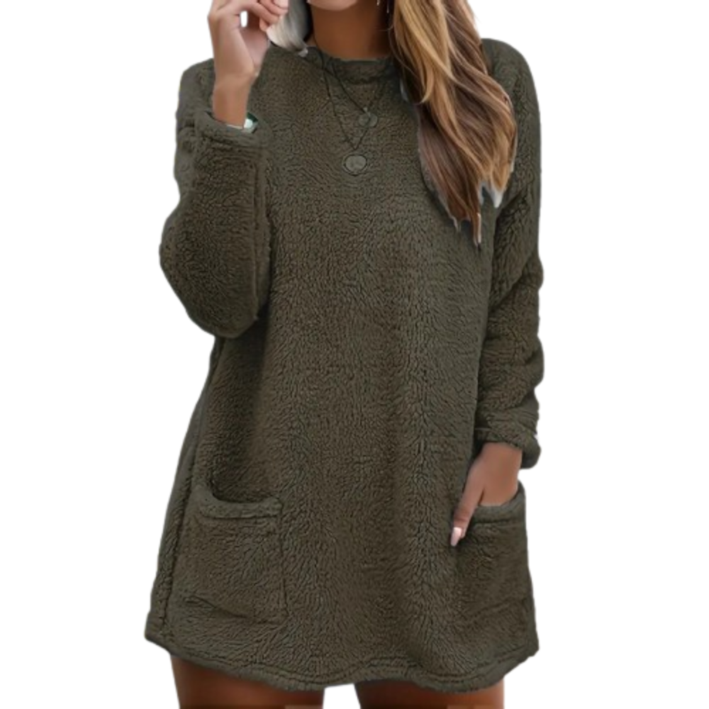 Janine | Pull long d'hiver pour femme | Merveilleusement chaud et confortable