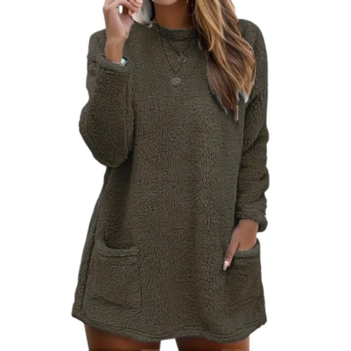 Janine | Pull long d'hiver pour femme | Merveilleusement chaud et confortable