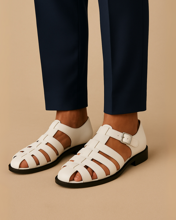 Renaud – Sandale Fermée à Boucle Élégante – Confort et Style Chic