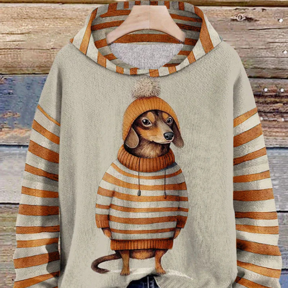 Leonora Women's Striped Hoodie : L'essentiel pour l'hiver !