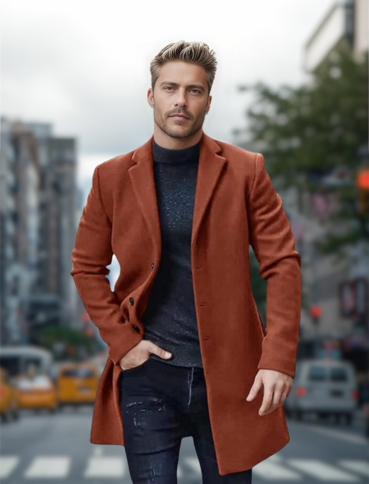 Veste longue élégante et confortable pour hommes