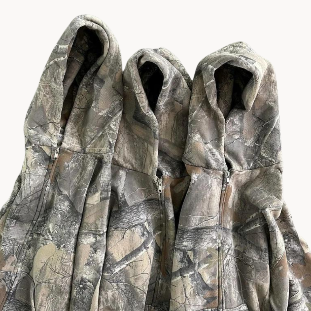 Ernst | Sweat à capuche camouflage pour hommes