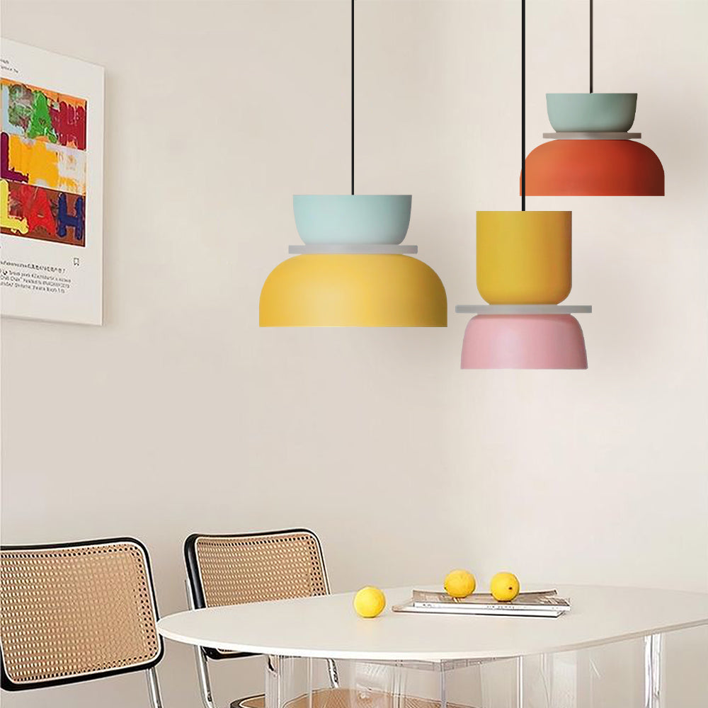 Lampe suspendue de style scandinave Dulcy Colour Block