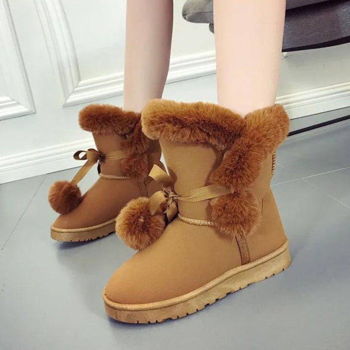 Bottes élégantes en fourrure pour femmes - Ina Fashion
