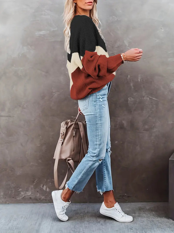 Geena - Elegant Pullover à manches longues pour femmes