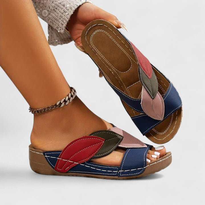 Sophie – Sandales à Enfiler Confort Orthopédique – Style Élégant et Pratique