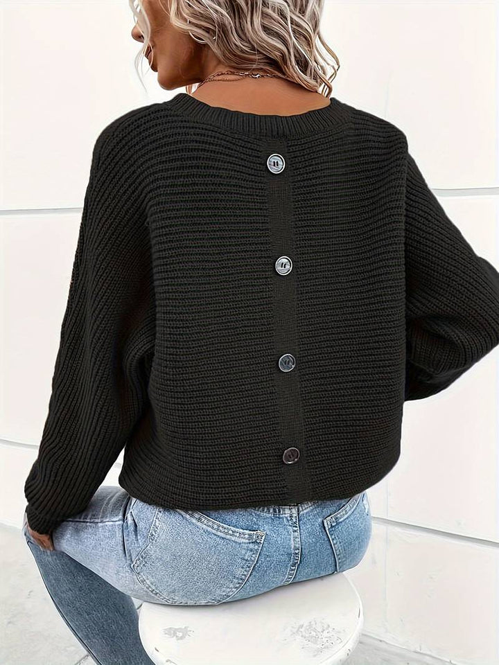 Fanny - Pull à col rond élégant et confortable, parfait pour le printemps