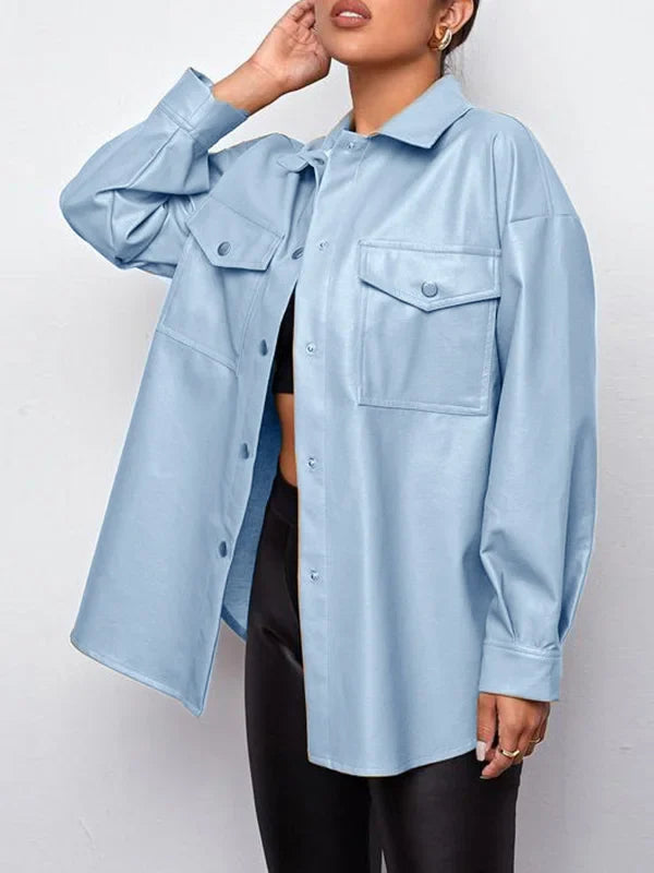 Veste élégante avec revers remarquables et boutons et poches élégants