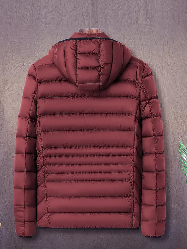 Veste matelassée élégante avec capuche pour hommes - Erik