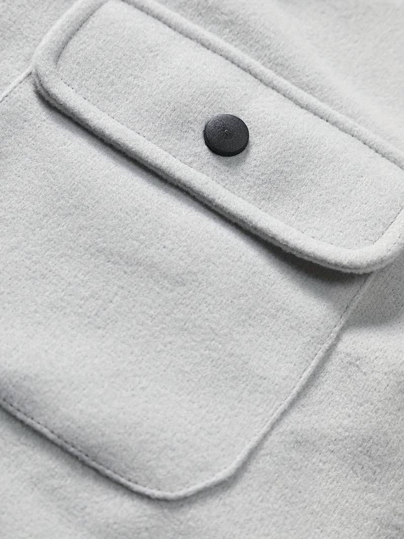 Luca | Chemise en laine luxueuse pour un look élégant