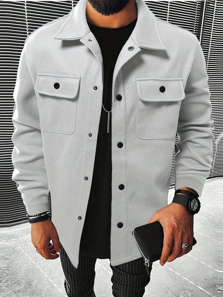 Luca | Chemise en laine luxueuse pour un look élégant