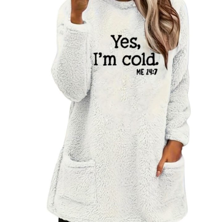 Aurelia | Pull long duveteux de luxe pour femme | Teddy Look