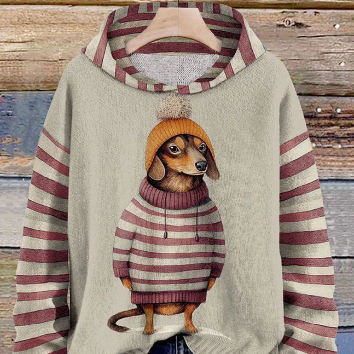 Leonora Women's Striped Hoodie : L'essentiel pour l'hiver !