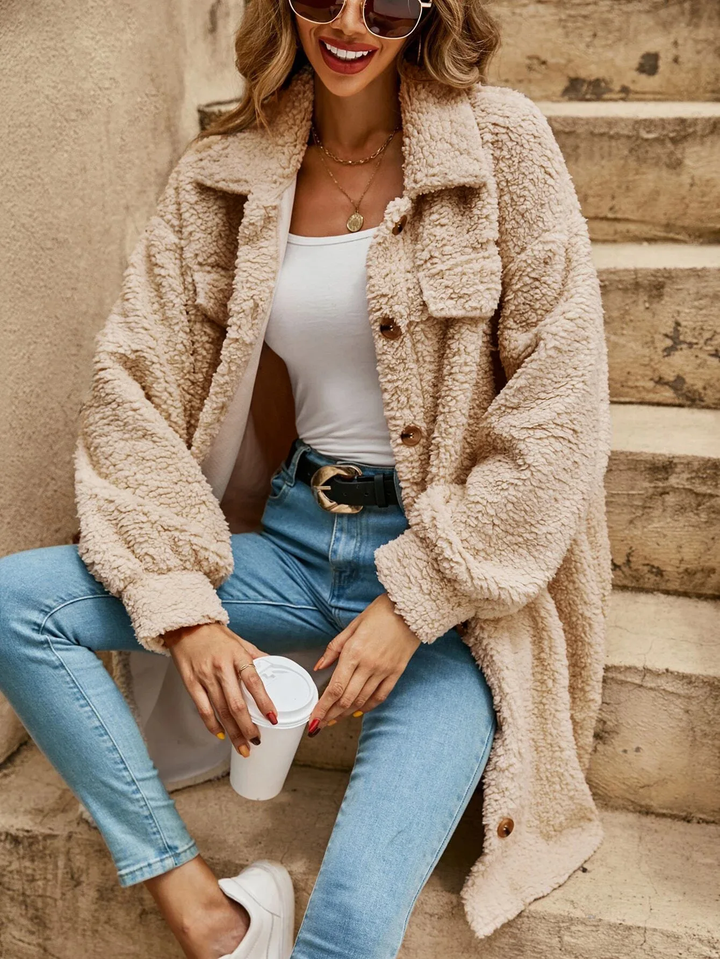 Mireille | Veste Sherpa douillette