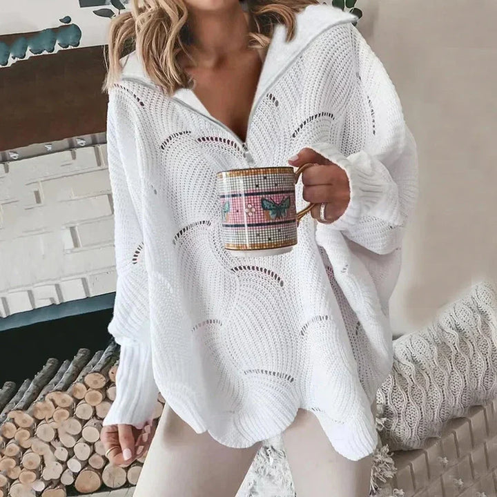 Deidre - Pull élégant à col en V pour femmes