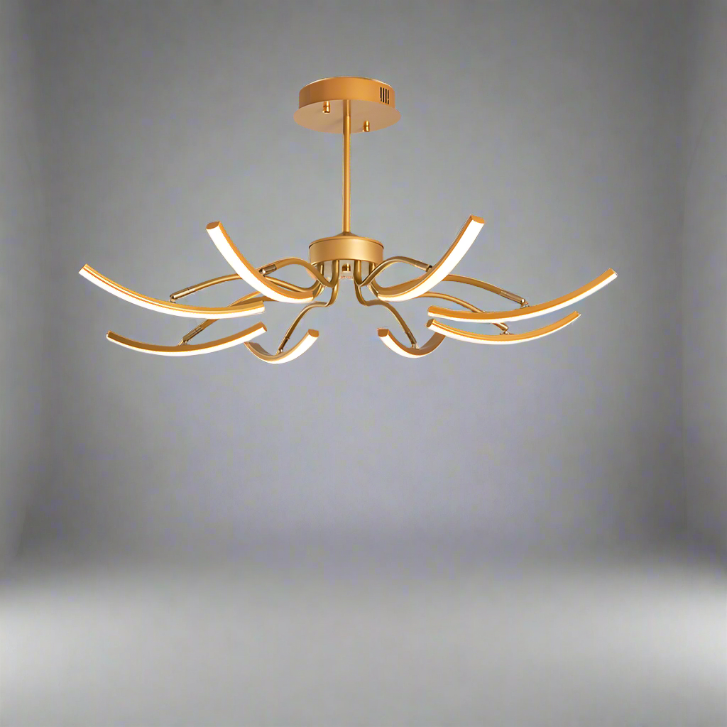 Plafonnier élégant et brillant
