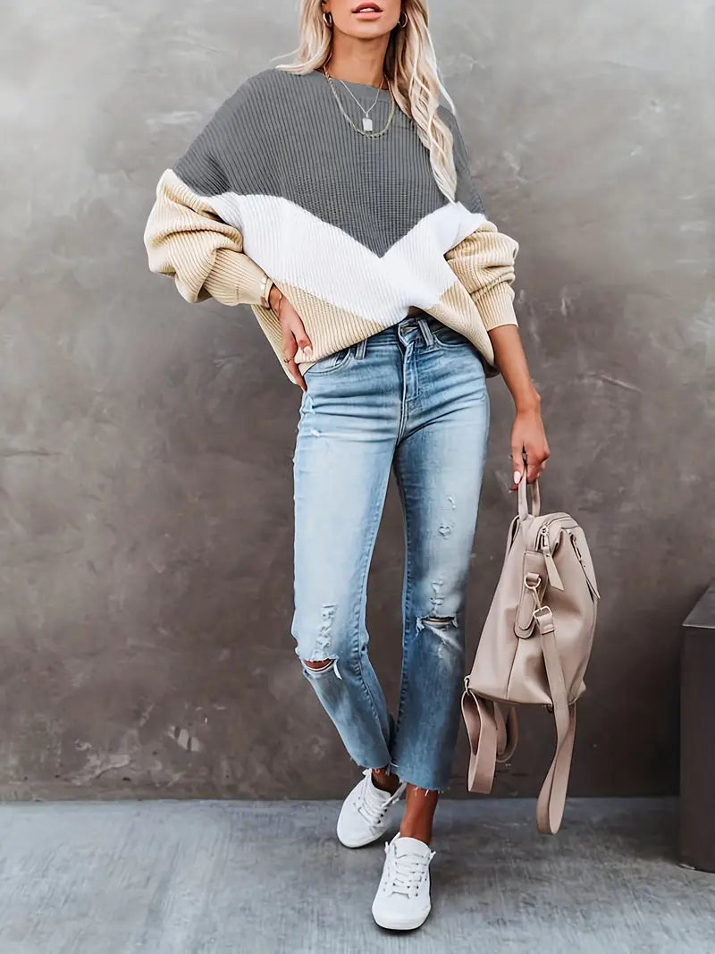 Geena - Elegant Pullover à manches longues pour femmes