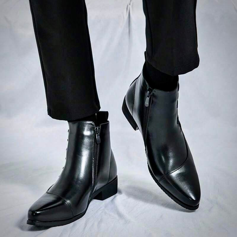 Élevez votre style avec les bottes habillées en cuir Easton