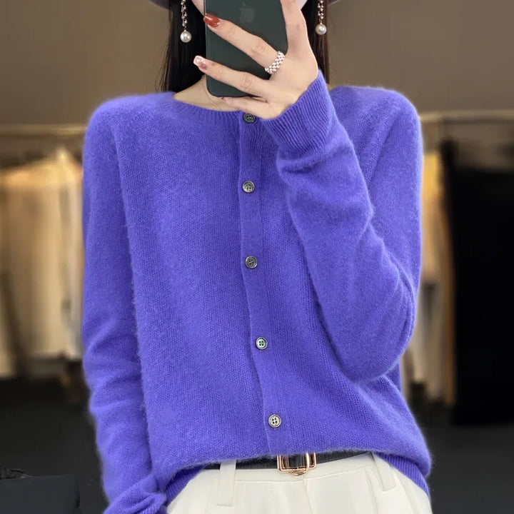 Noelle™ - Cardigan en Laine Douillet