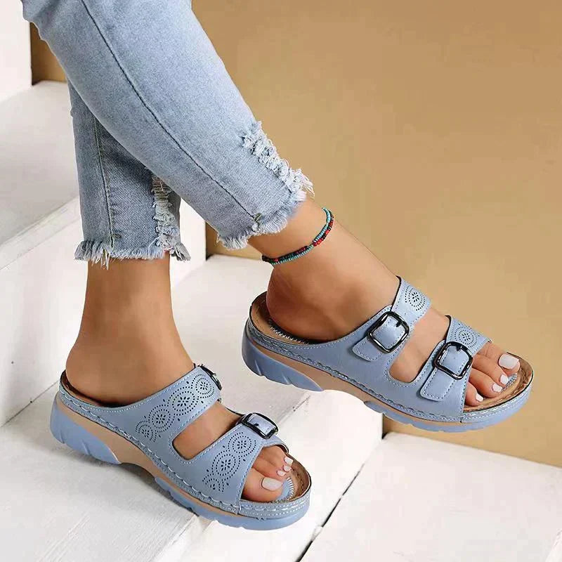 Noa | Sandales de luxe en perles pour un confort ultime