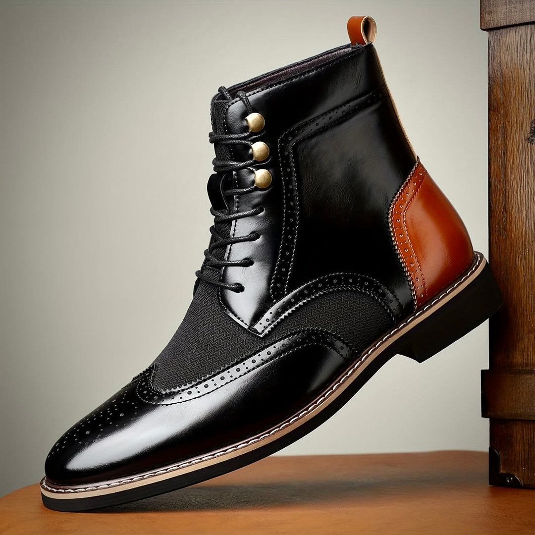 Bottes en cuir Oxford Hawk Premium pour un confort élégant