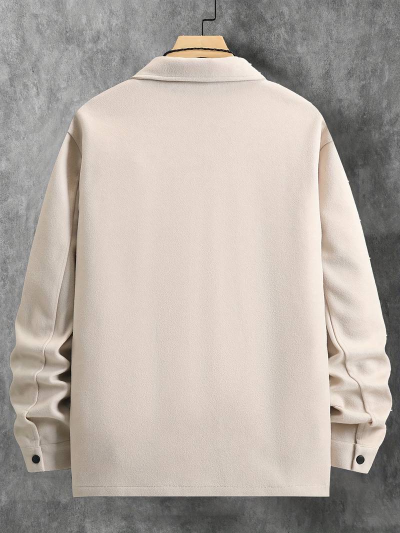 Luca | Chemise en laine luxueuse pour un look élégant