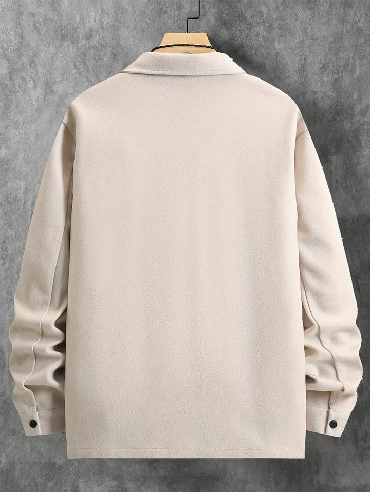 Luca | Chemise en laine luxueuse pour un look élégant