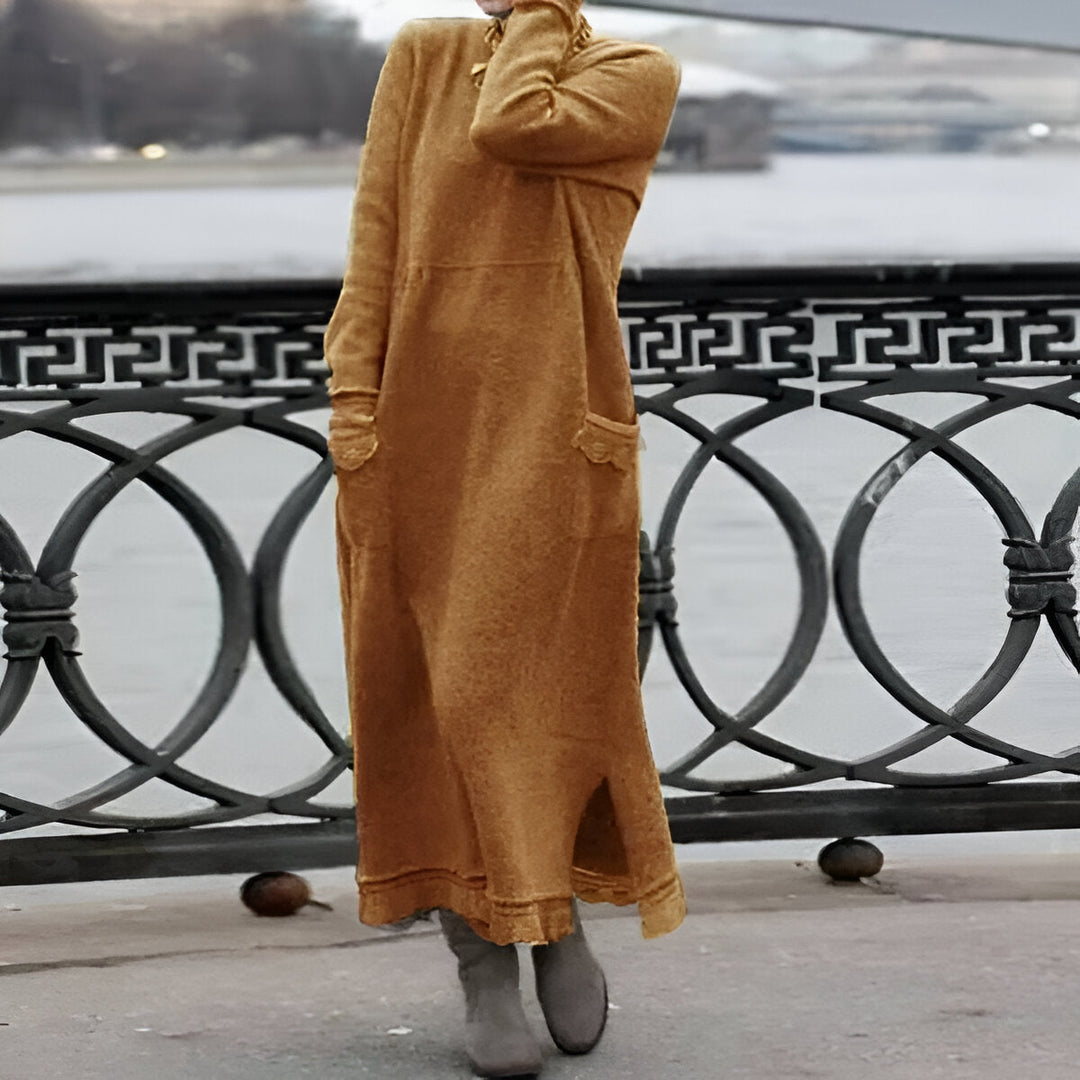 Chimene™ - Robe Longue d'Hiver Douce et Confortable
