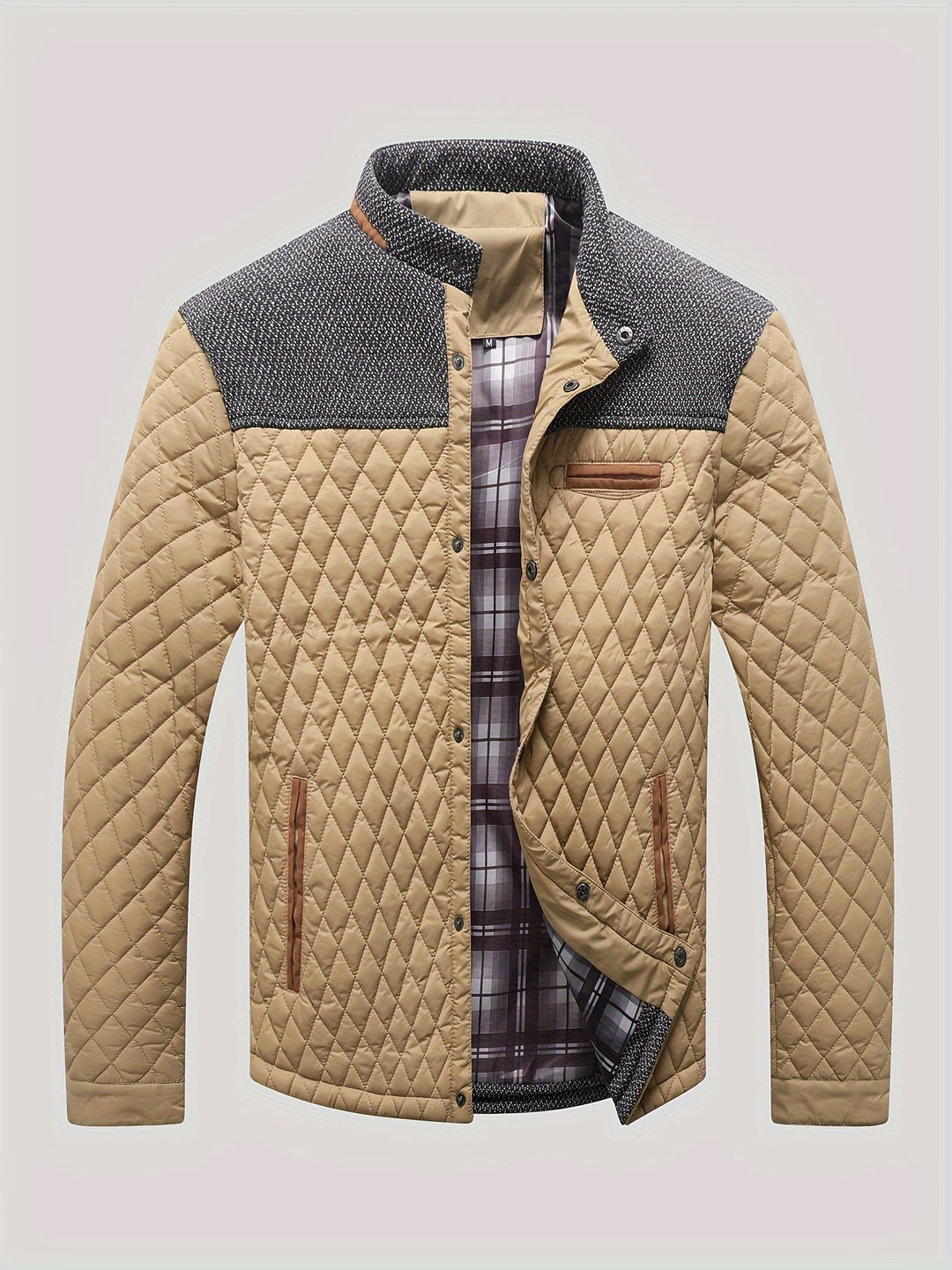 Eden | Veste coupe-vent élégante avec motif Argyle élégant