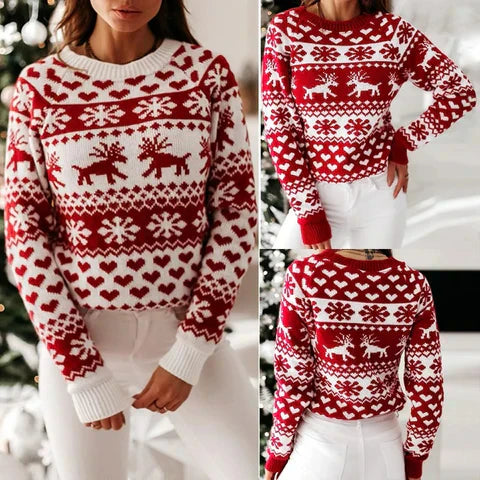 Imara - Pull de Noël chaud et confortable pour femmes